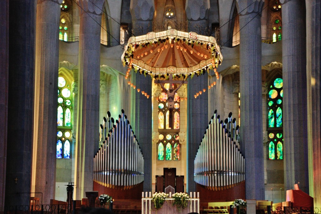 Foto: Interior de la Sagrada Familia - Barcelona (Cataluña), España