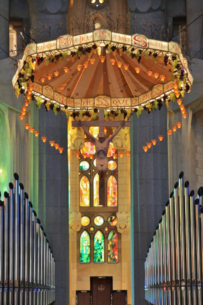 Foto: Interior de la Sagrada Familia - Barcelona (Cataluña), España