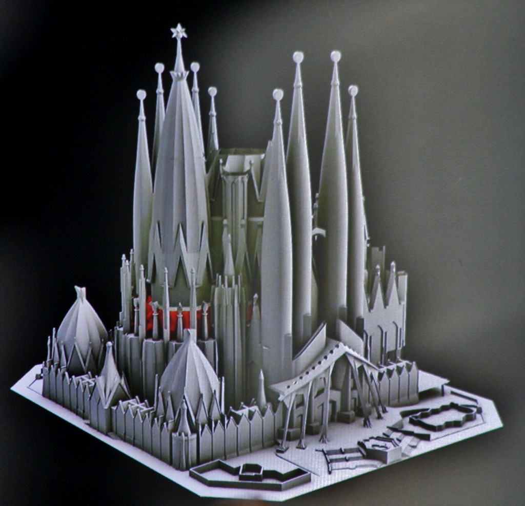 Foto: Maqueta de la sagrada - Barcelona (Cataluña), España