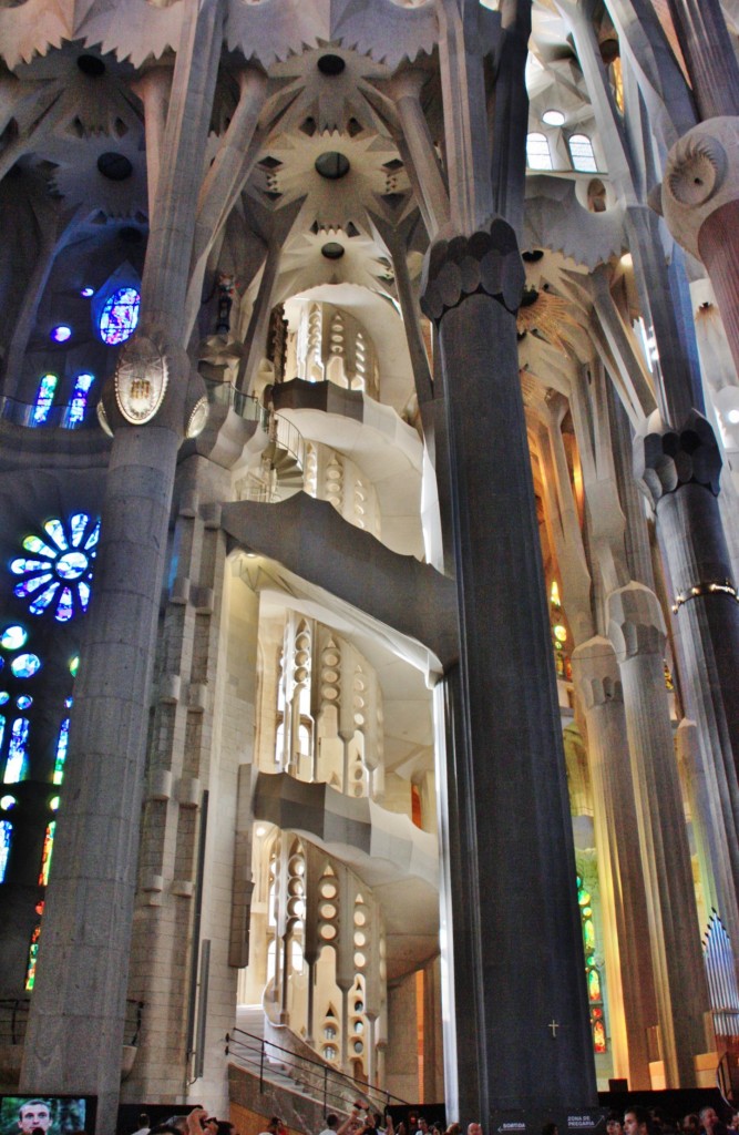 Foto: Interior de la Sagrada Familia - Barcelona (Cataluña), España