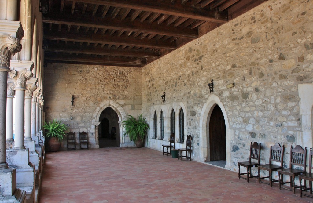 Foto: Interior del castillo - Leiria, Portugal