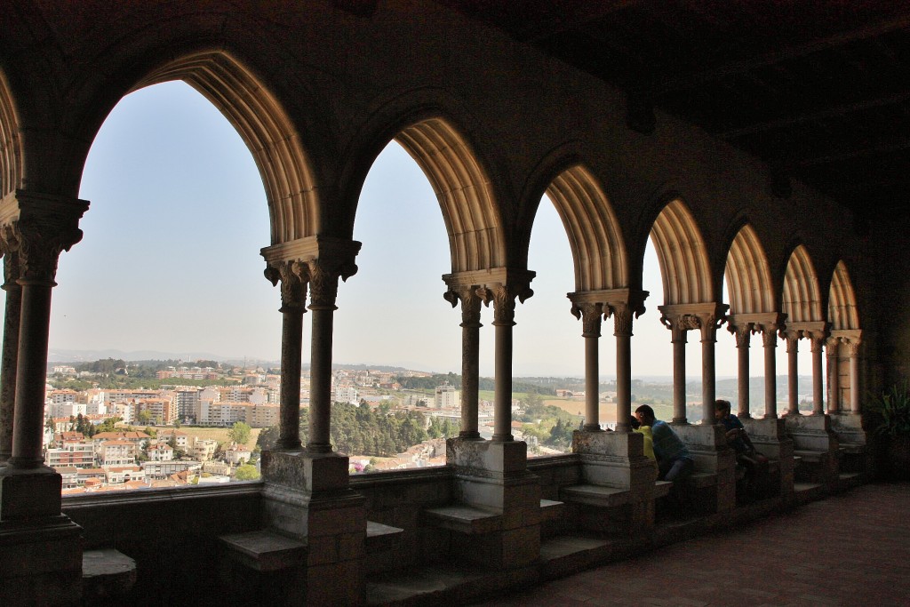 Foto: Galeria del castillo - Leiria, Portugal