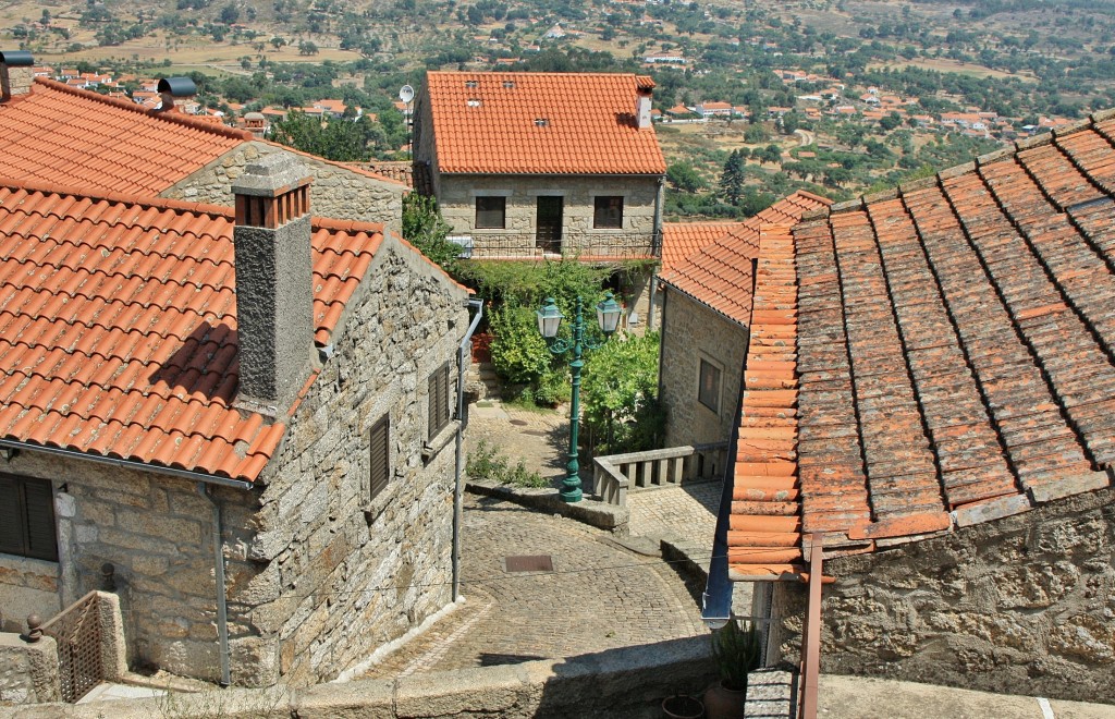 Foto: Vista del pueblo - Monsanto (Castelo Branco), Portugal