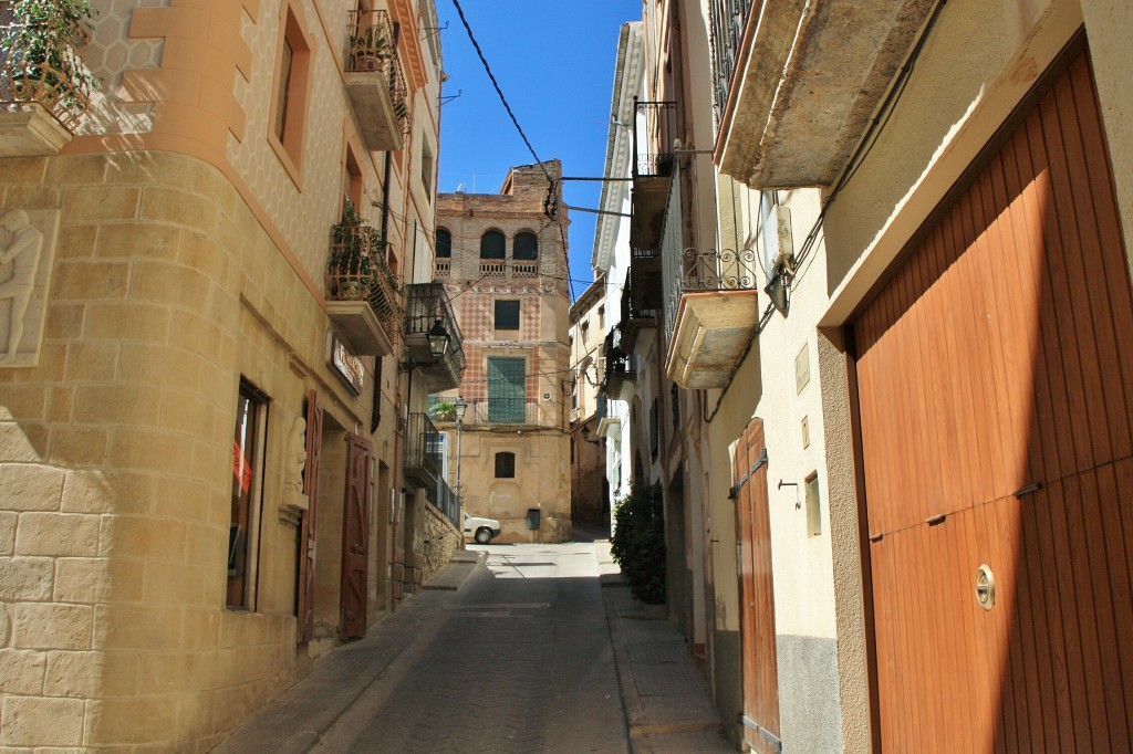 Foto: Vista del pueblo - Tivissa (Tarragona), España