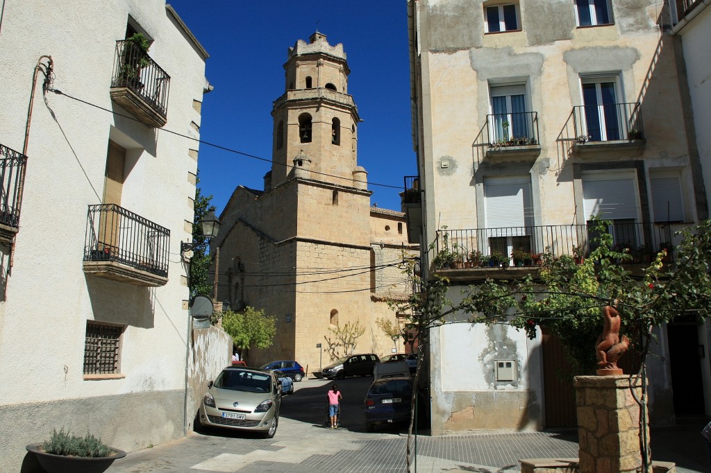 Foto: Vista del pueblo - Tivissa (Tarragona), España