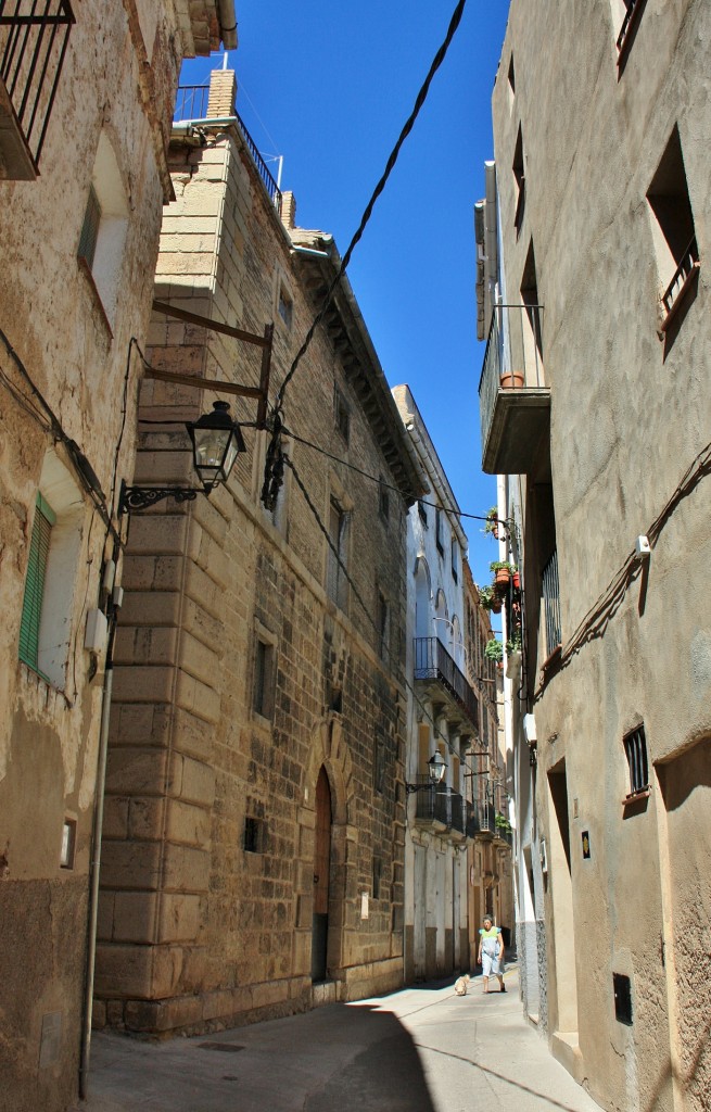 Foto: Vista del pueblo - Tivissa (Tarragona), España