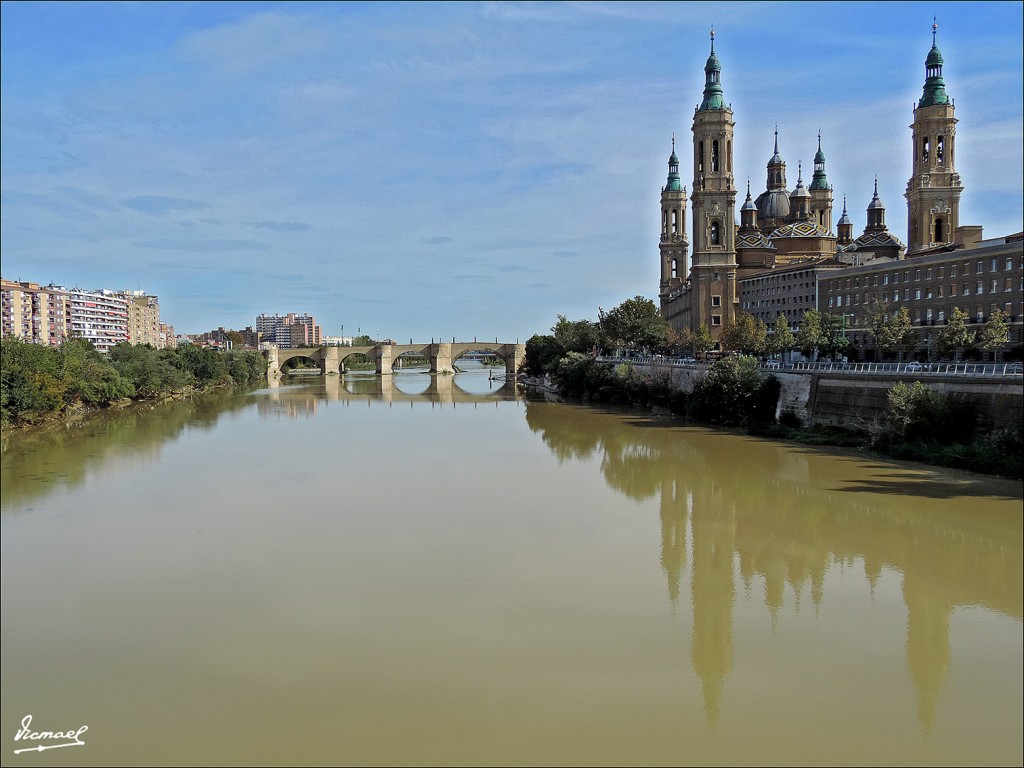 Foto: 131014-04 PUENTE SANTIAGO - Zaragoza (Aragón), España