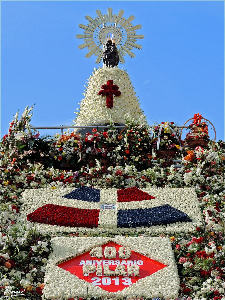 Foto: 131014-16 OFRENDA DE FLORES - Zaragoza (Aragón), España