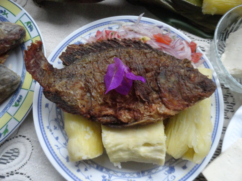 Foto: Pescado frito - Simón Bolívar (Pastaza), Ecuador