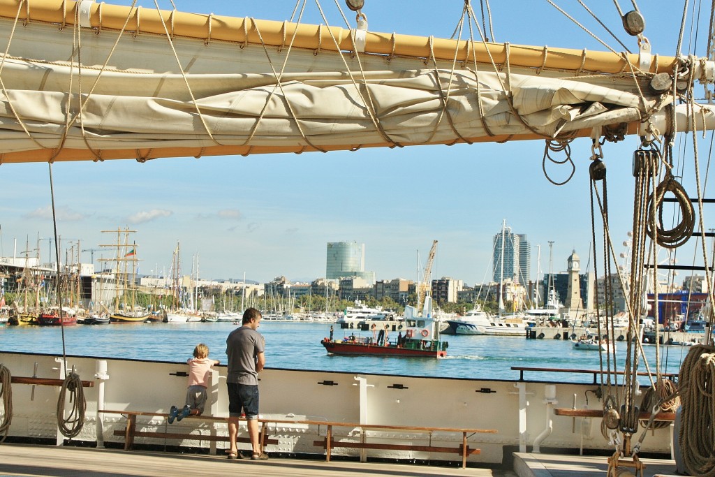 Foto: Puerto: reunión de veleros - Barcelona (Cataluña), España