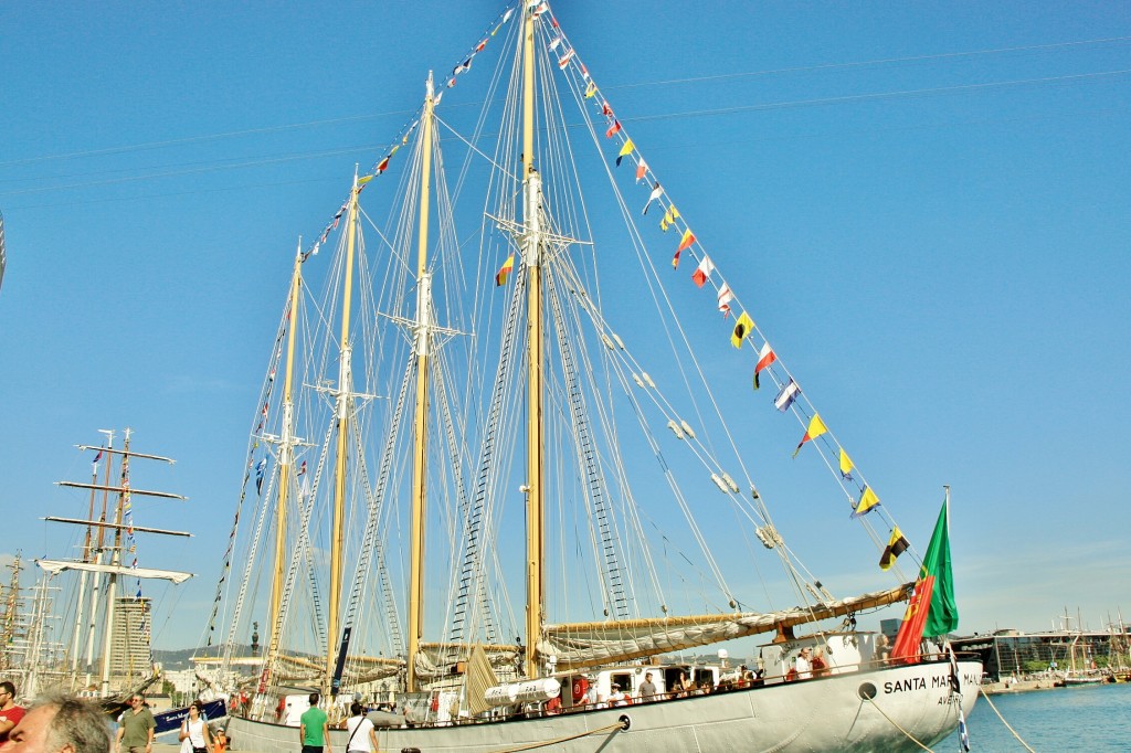 Foto: Puerto: reunión de veleros - Barcelona (Cataluña), España