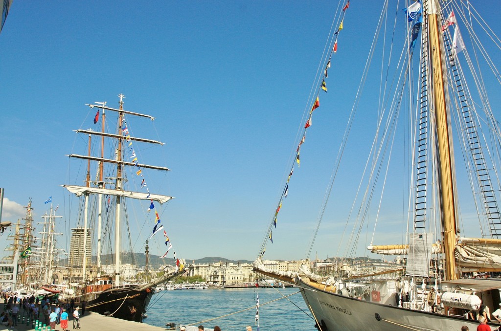 Foto: Puerto: reunión de veleros - Barcelona (Cataluña), España