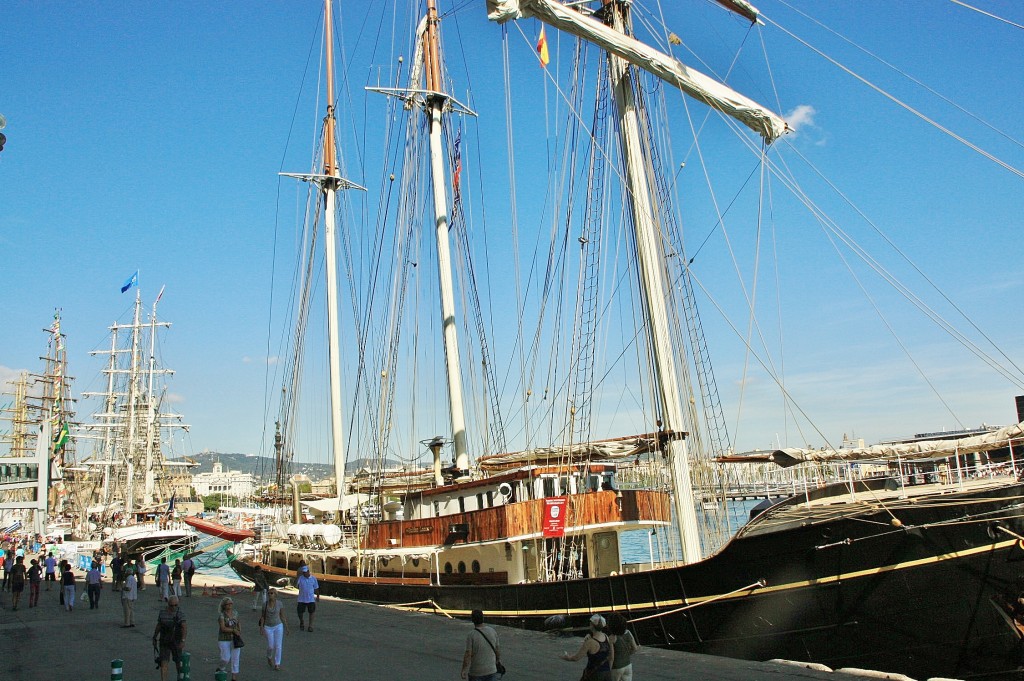 Foto: Puerto: reunión de veleros - Barcelona (Cataluña), España