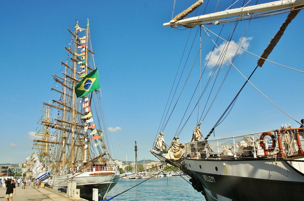 Foto: Puerto: reunión de veleros - Barcelona (Cataluña), España