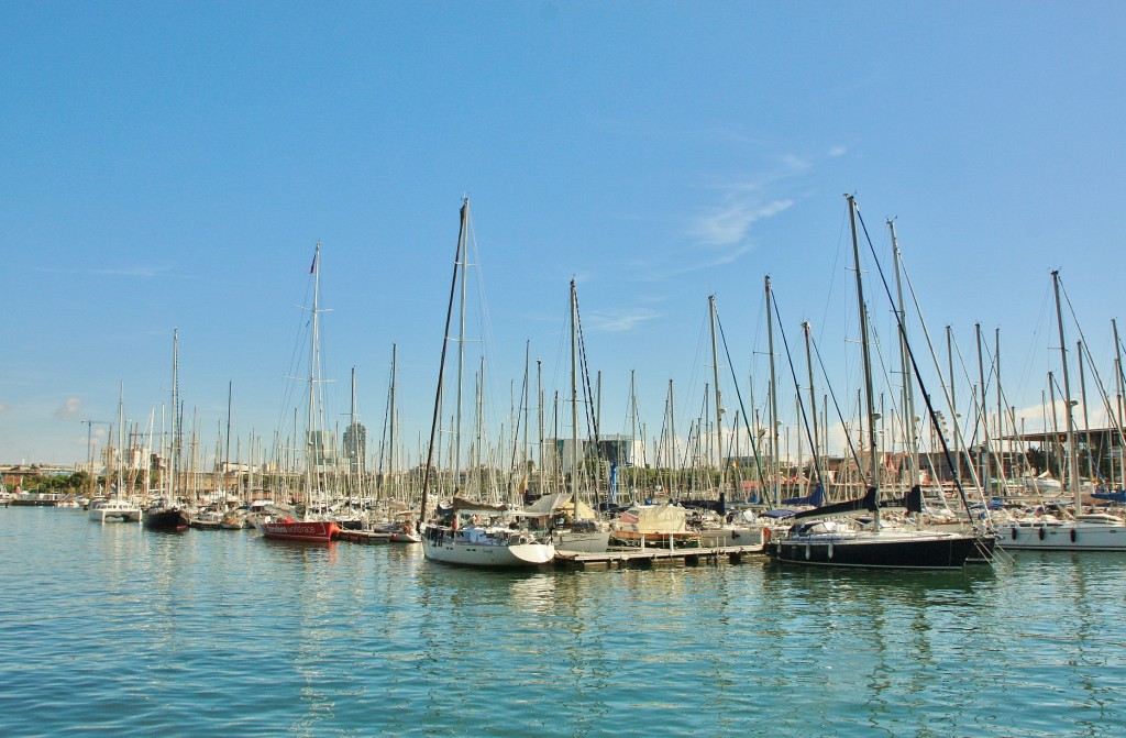 Foto: Puerto: reunión de veleros - Barcelona (Cataluña), España