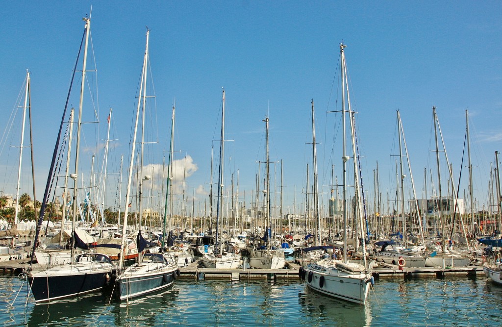 Foto: Puerto: reunión de veleros - Barcelona (Cataluña), España