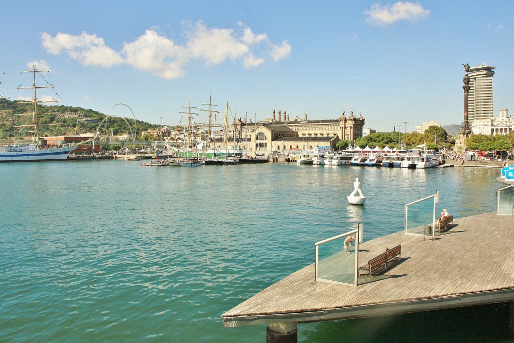 Foto: Vista del puerto - Barcelona (Cataluña), España