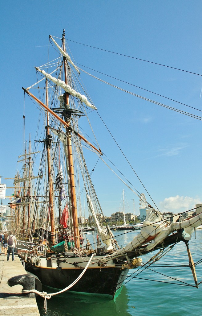 Foto: Puerto: reunión de veleros - Barcelona (Cataluña), España