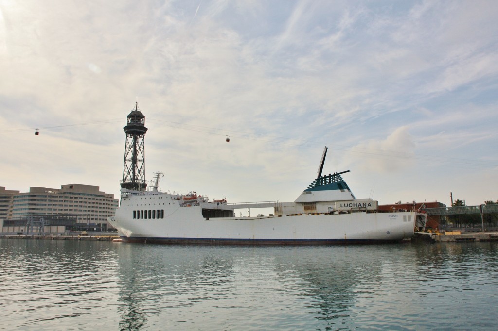 Foto: Vista del puerto - Barcelona (Cataluña), España