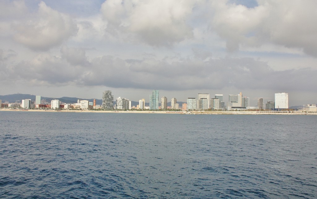 Foto: Vista del litoral - Barcelona (Cataluña), España