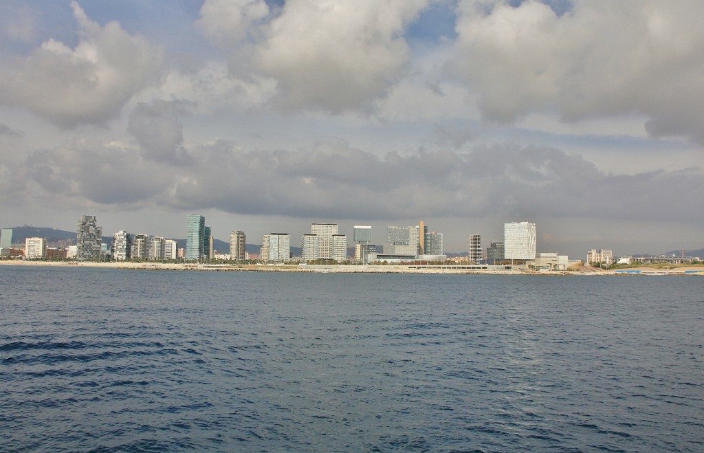 Foto: Vista del litoral - Barcelona (Cataluña), España