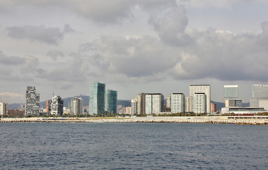 Foto: Vista del litoral - Barcelona (Cataluña), España