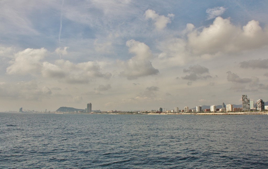 Foto: Vista del litoral - Barcelona (Cataluña), España