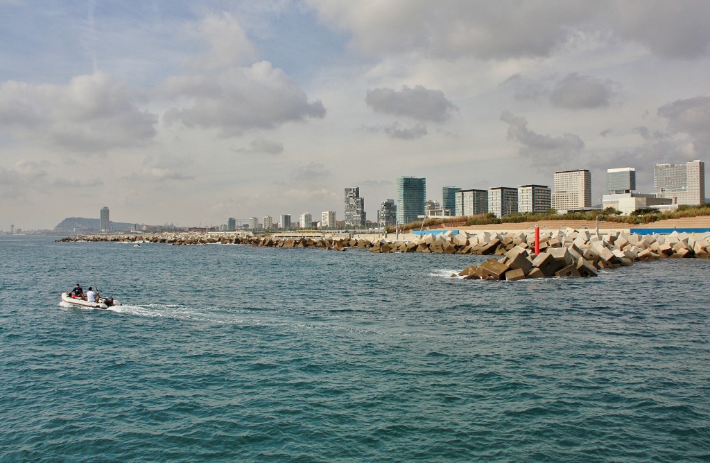 Foto: Vista del litoral - Barcelona (Cataluña), España