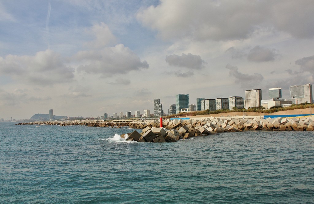 Foto: Vista del litoral - Barcelona (Cataluña), España