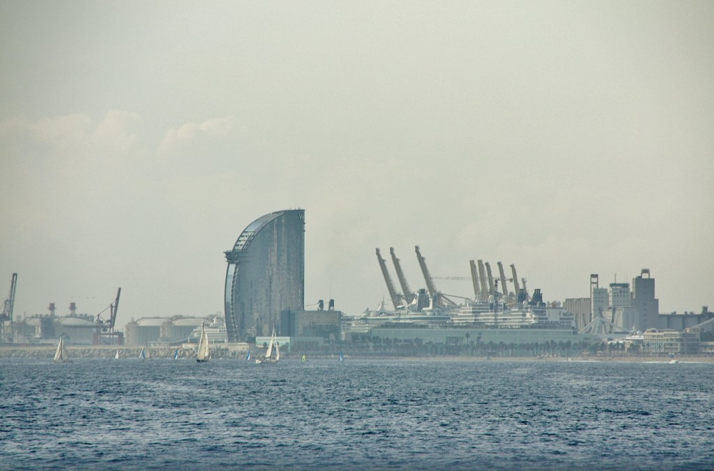 Foto: Vista del litoral - Barcelona (Cataluña), España