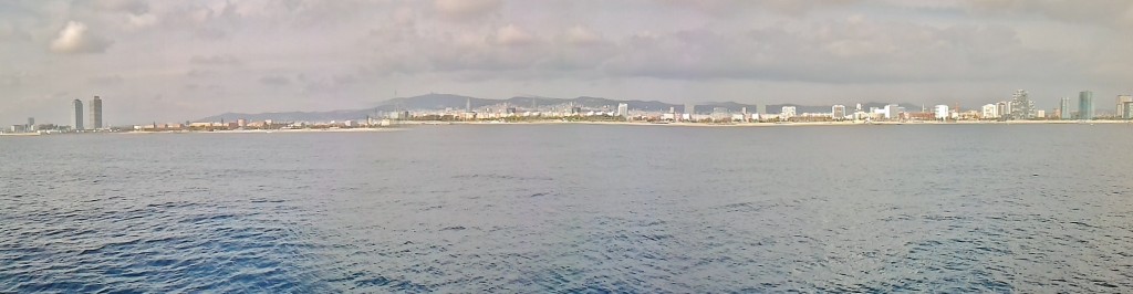 Foto: Vista del litoral - Barcelona (Cataluña), España