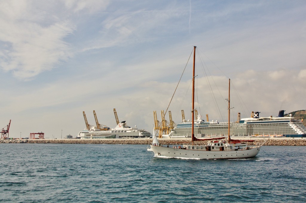 Foto: Vista del litoral - Barcelona (Cataluña), España