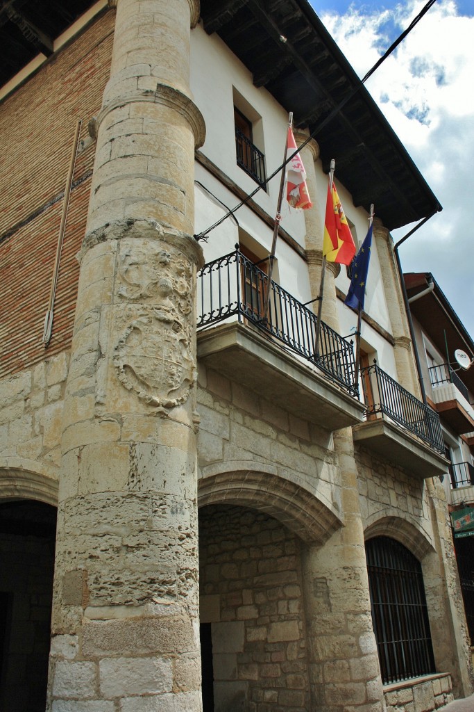 Foto: Vista del pueblo - Treviño (Burgos), España