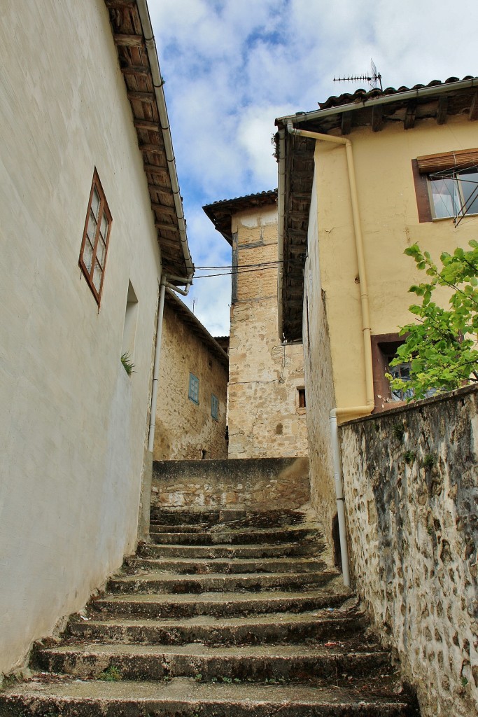 Foto: Vista del pueblo - Treviño (Burgos), España