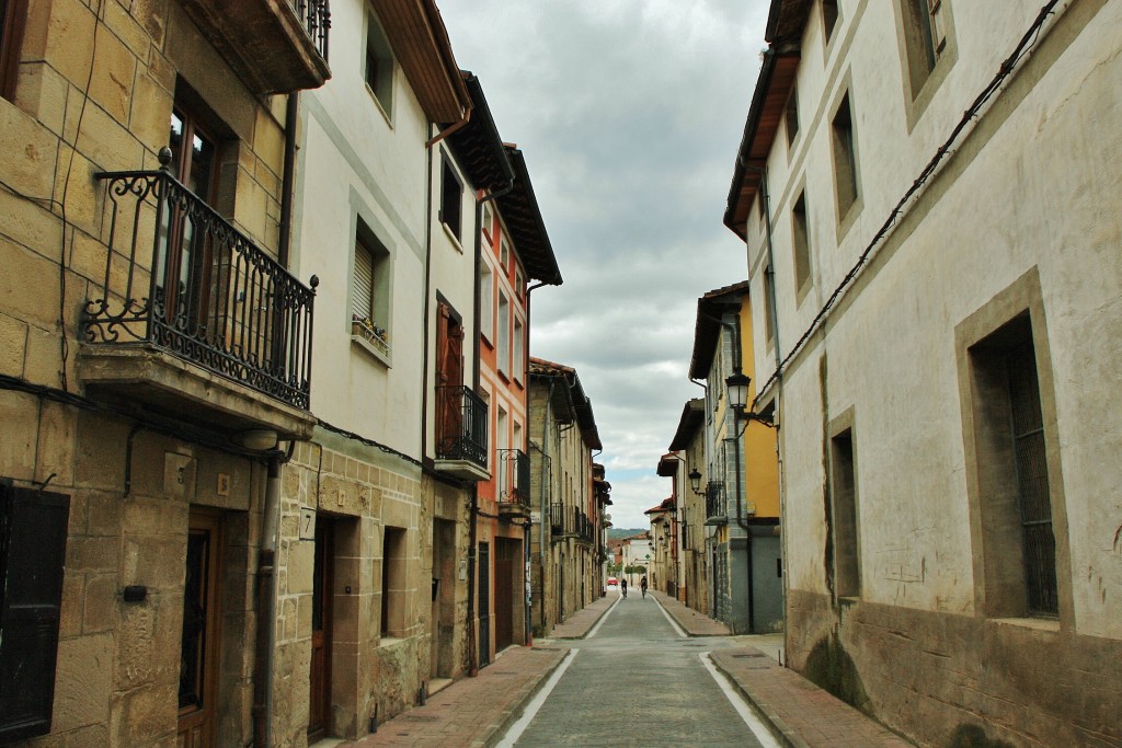 Foto: Vista del pueblo - La Puebla de Arganzón (Burgos), España