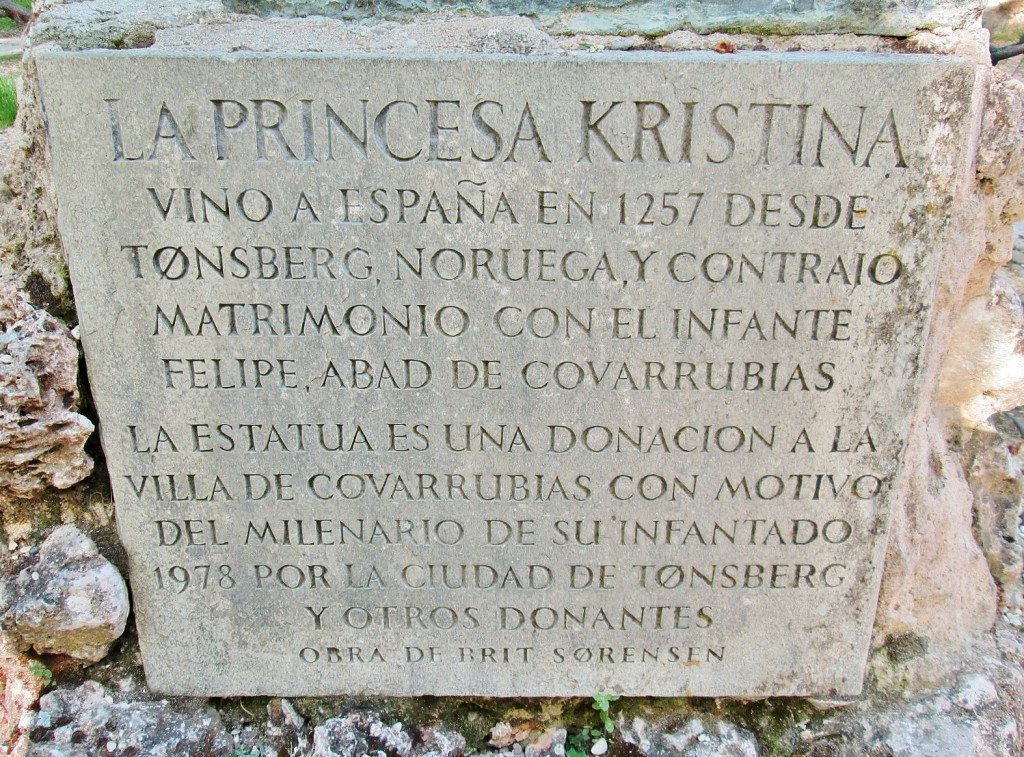 Foto: Placa conmemoratiba - Covarrubias (Burgos), España