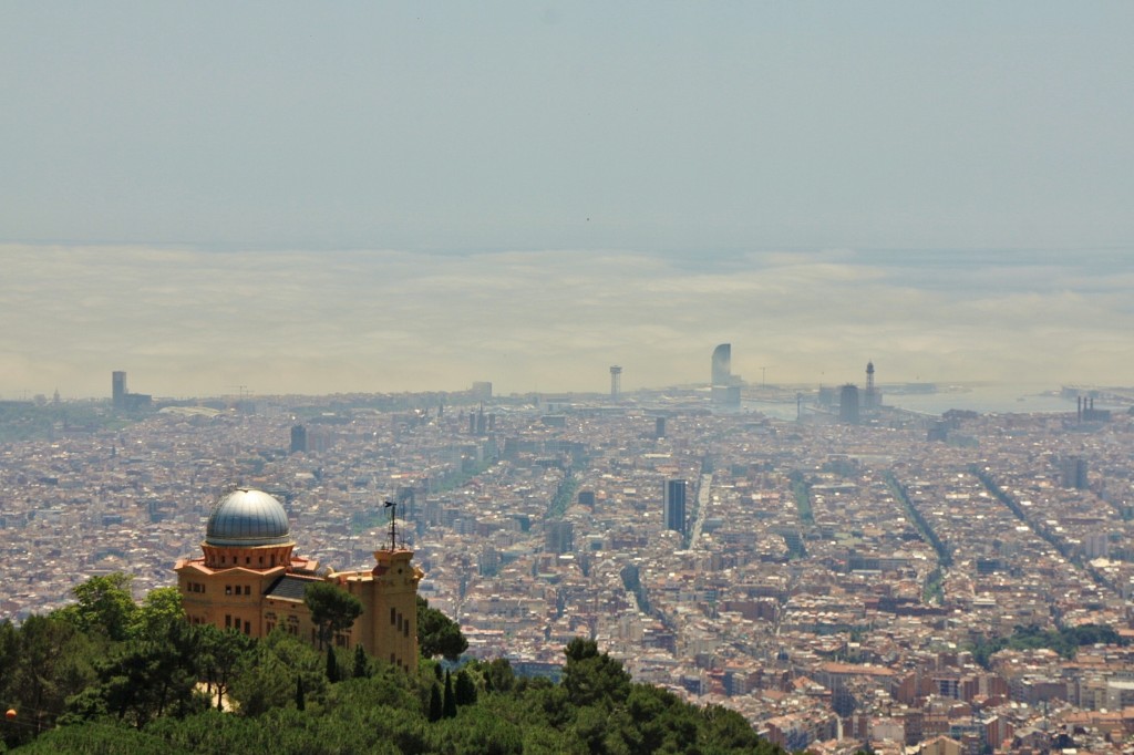 Foto: Vistas desde el Tibidabo - Barcelona (Cataluña), España