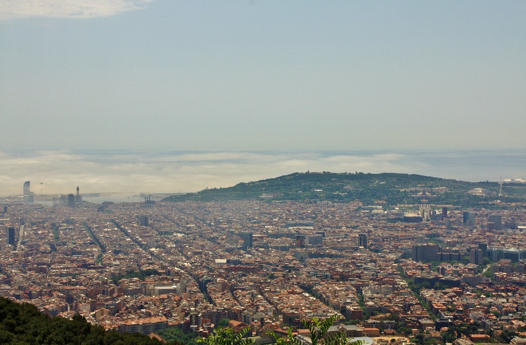 Foto: Vistas desde el Tibidabo - Barcelona (Cataluña), España