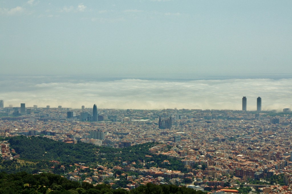 Foto: Vistas desde el Tibidabo - Barcelona (Cataluña), España