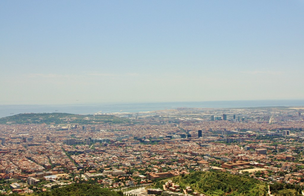 Foto: Vistas desde el Tibidabo - Barcelona (Cataluña), España