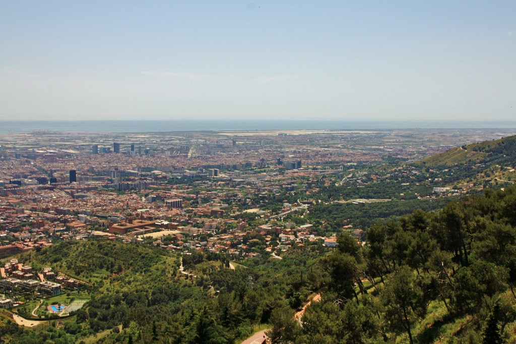 Foto: Vistas desde el Tibidabo - Barcelona (Cataluña), España