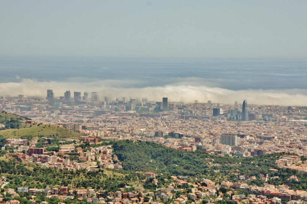 Foto: Vistas desde el Tibidabo - Barcelona (Cataluña), España