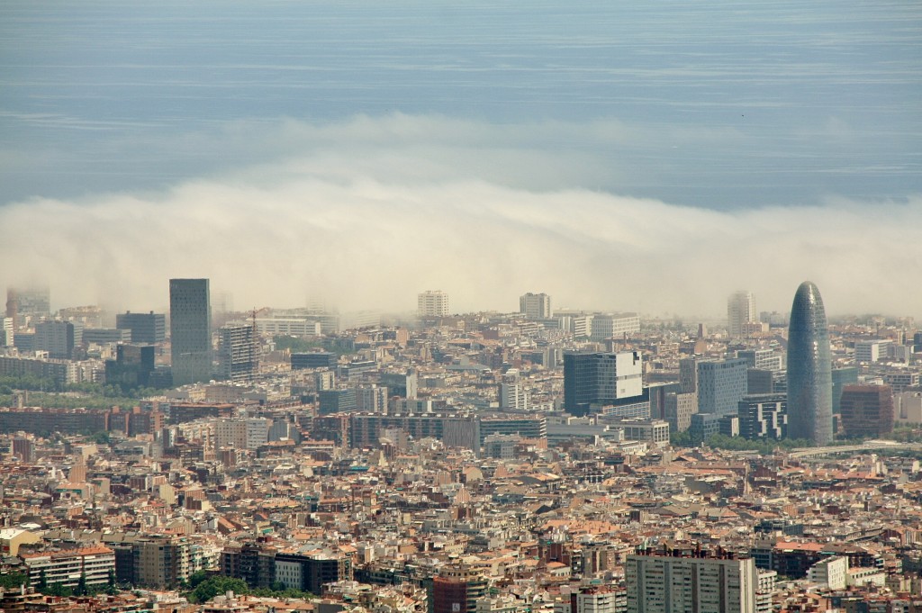 Foto: Vistas desde el Tibidabo - Barcelona (Cataluña), España