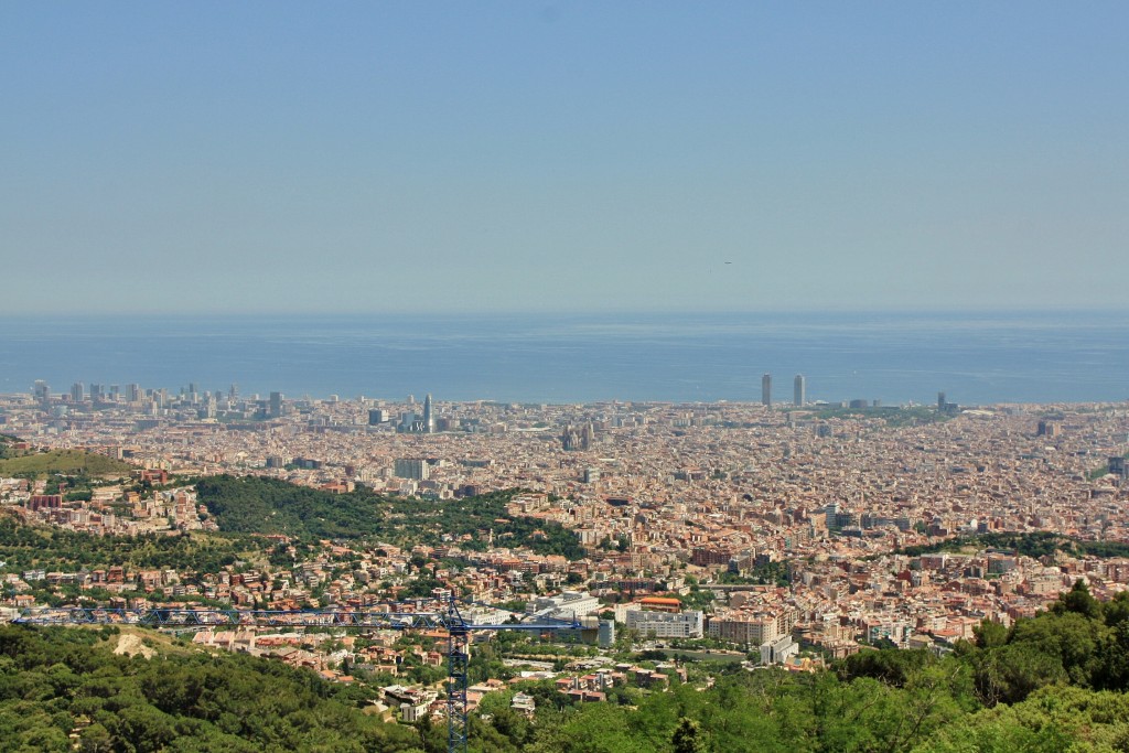 Foto: Vistas desde el Tibidabo - Barcelona (Cataluña), España