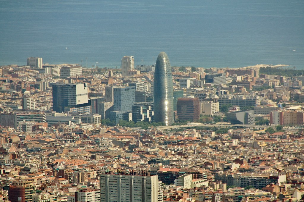 Foto: Vistas desde el Tibidabo - Barcelona (Cataluña), España