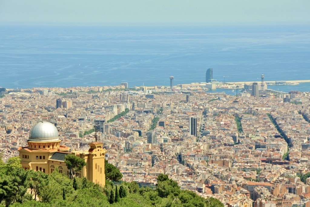 Foto: Vistas desde el Tibidabo - Barcelona (Cataluña), España