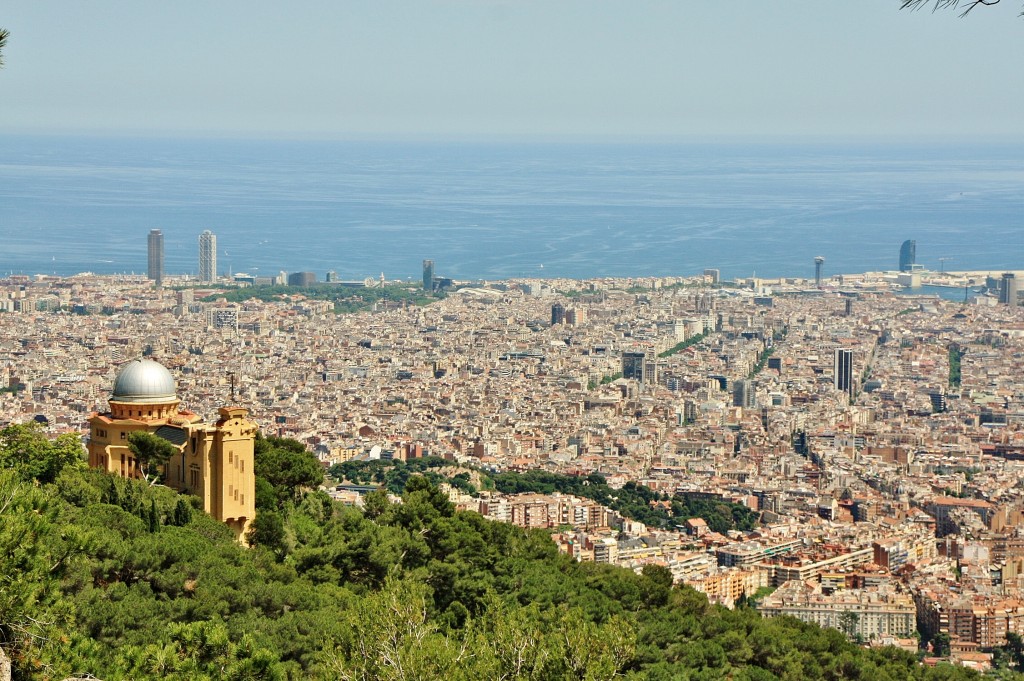 Foto: Vistas desde el Tibidabo - Barcelona (Cataluña), España