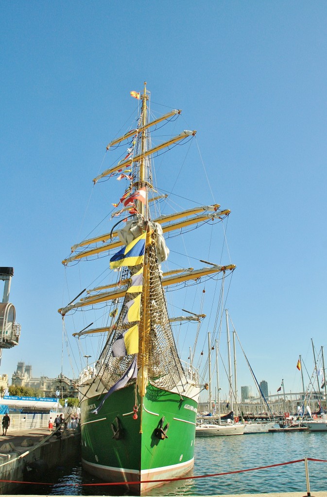 Foto: Puerto: reunión de veleros - Barcelona (Cataluña), España