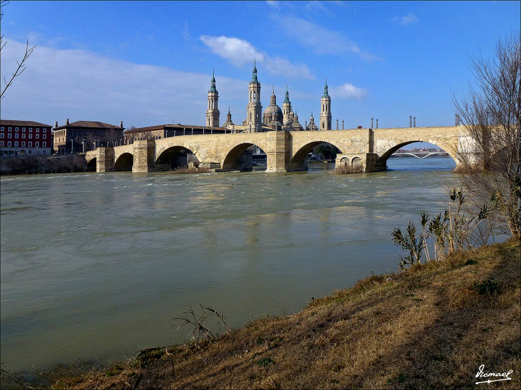 Foto: 130224-01 ZARAGOZA, RIO EBRO - Zaragoza (Aragón), España