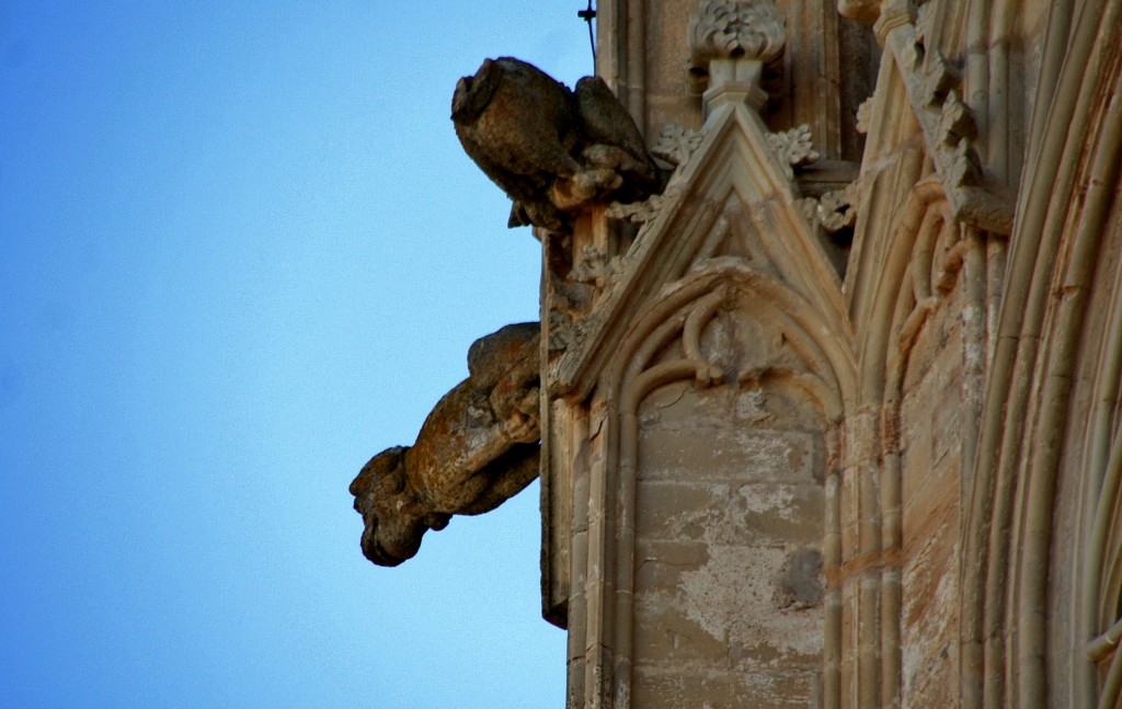 Foto: Monasterio de Poblet: gárgolas - Vimbodí i Poblet (Tarragona), España